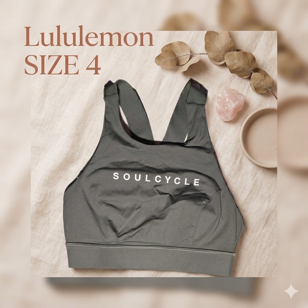 Lululemon SoulCycle Collaboration Invigorate High Neck Sports Bra Women 4
